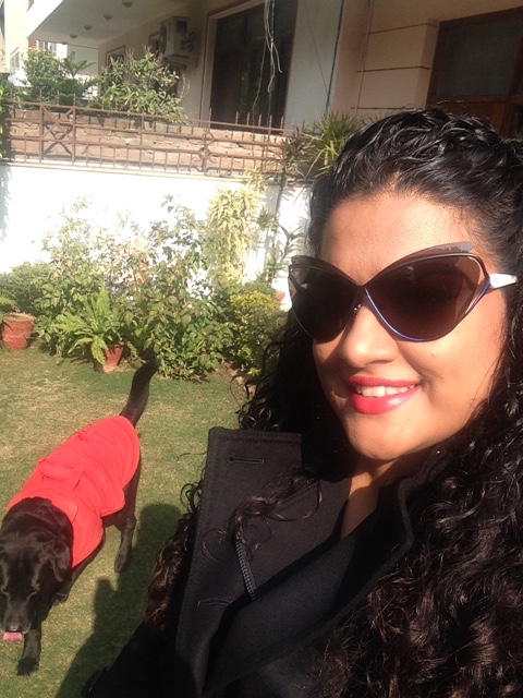 Dress & Jacket: Burberry, Bag: Chanel, Bug: Fendi, Stockings: Marks & Spencer, Shoes: Isabel Marant, Lipstick & Sunglasses: Dior