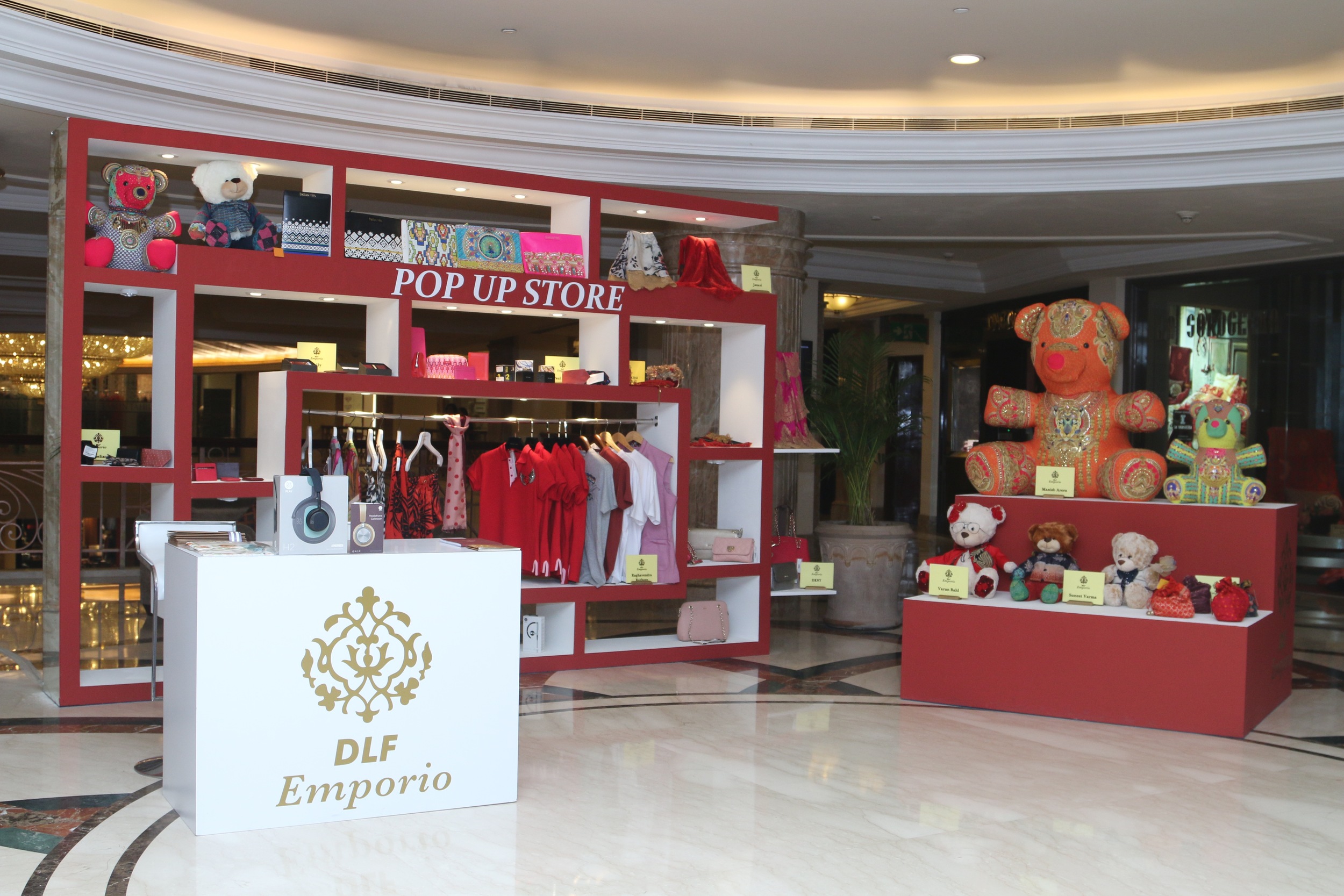  ‘Made With Love’ a stunning pop up store, designer teddy bears and gifts from India’s leading fashion designers at DLF Emporio in New Delhi