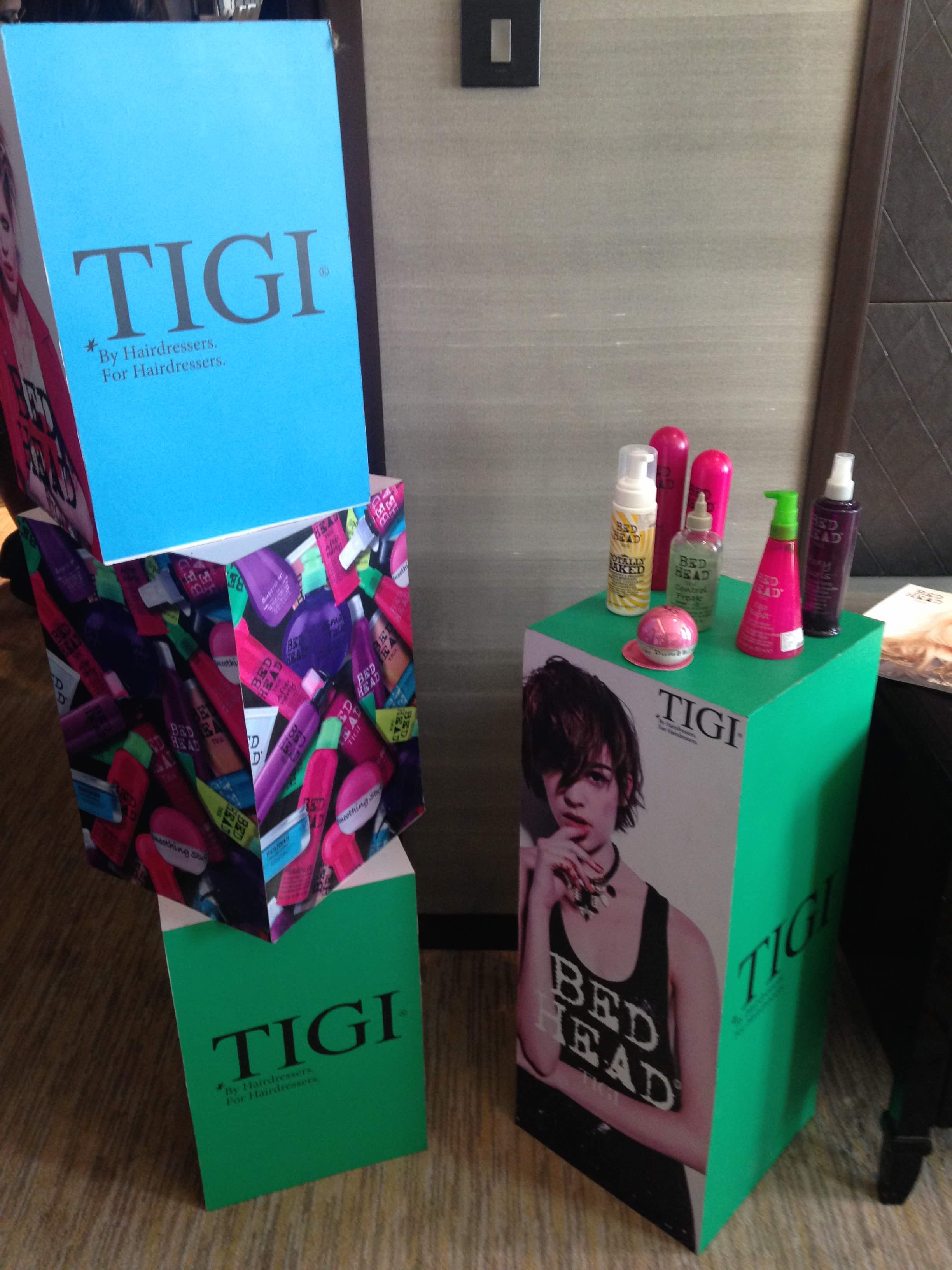 Bed Head Goodies On Display
