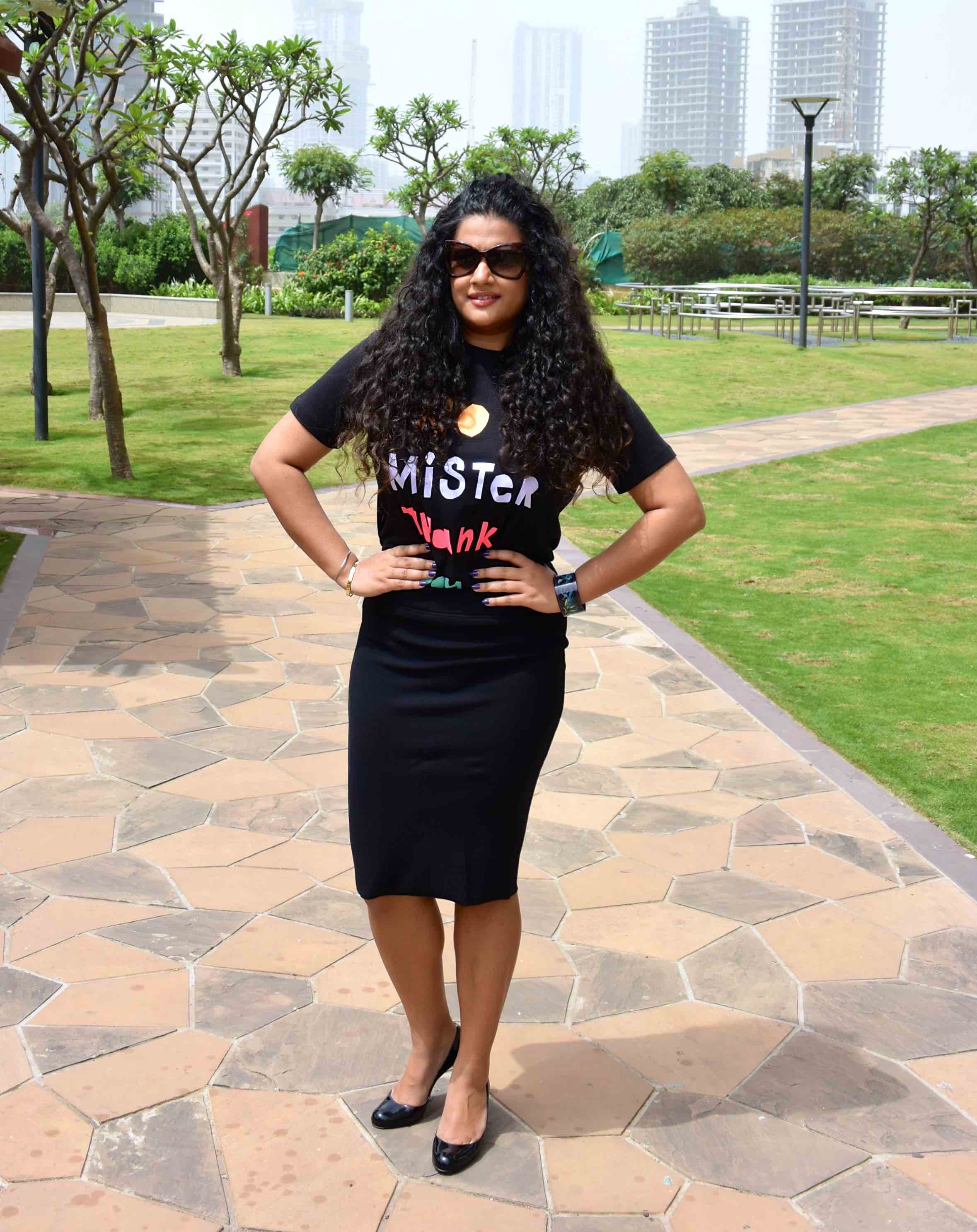 P.A.R.O.S.H. Skirt, Sonia by Sonia Rykiel T-Shirt, Louis Vuitton Bag, Christian Louboutin Pumps, Tom Ford Sunglasses and an Hermes Cuff