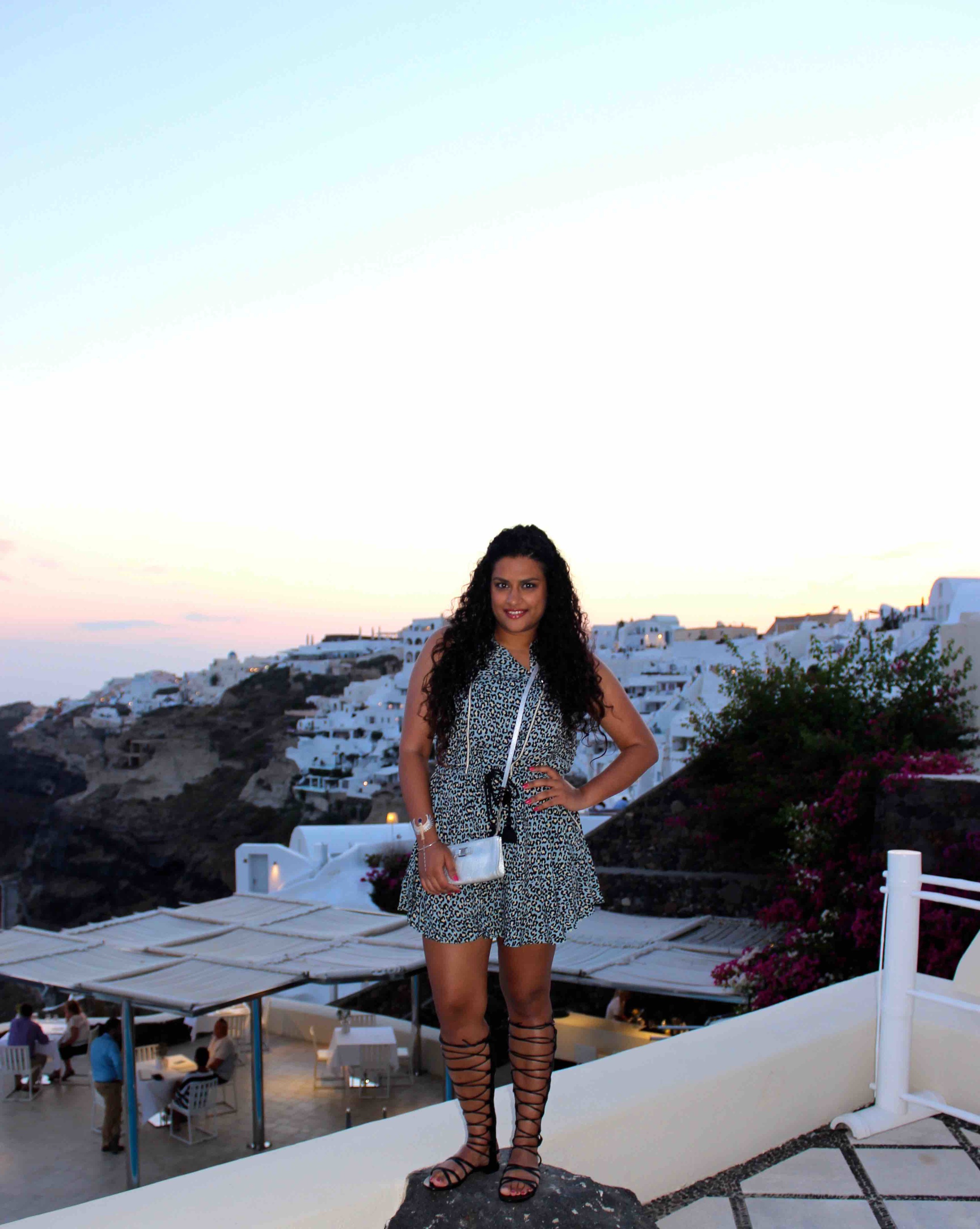 Dress: Rachel Roy, Sandals: Stuart Weitzman, Sling: Salvatore Ferragamo, Flash Tattoo: Lulu DK from Koovs.com
