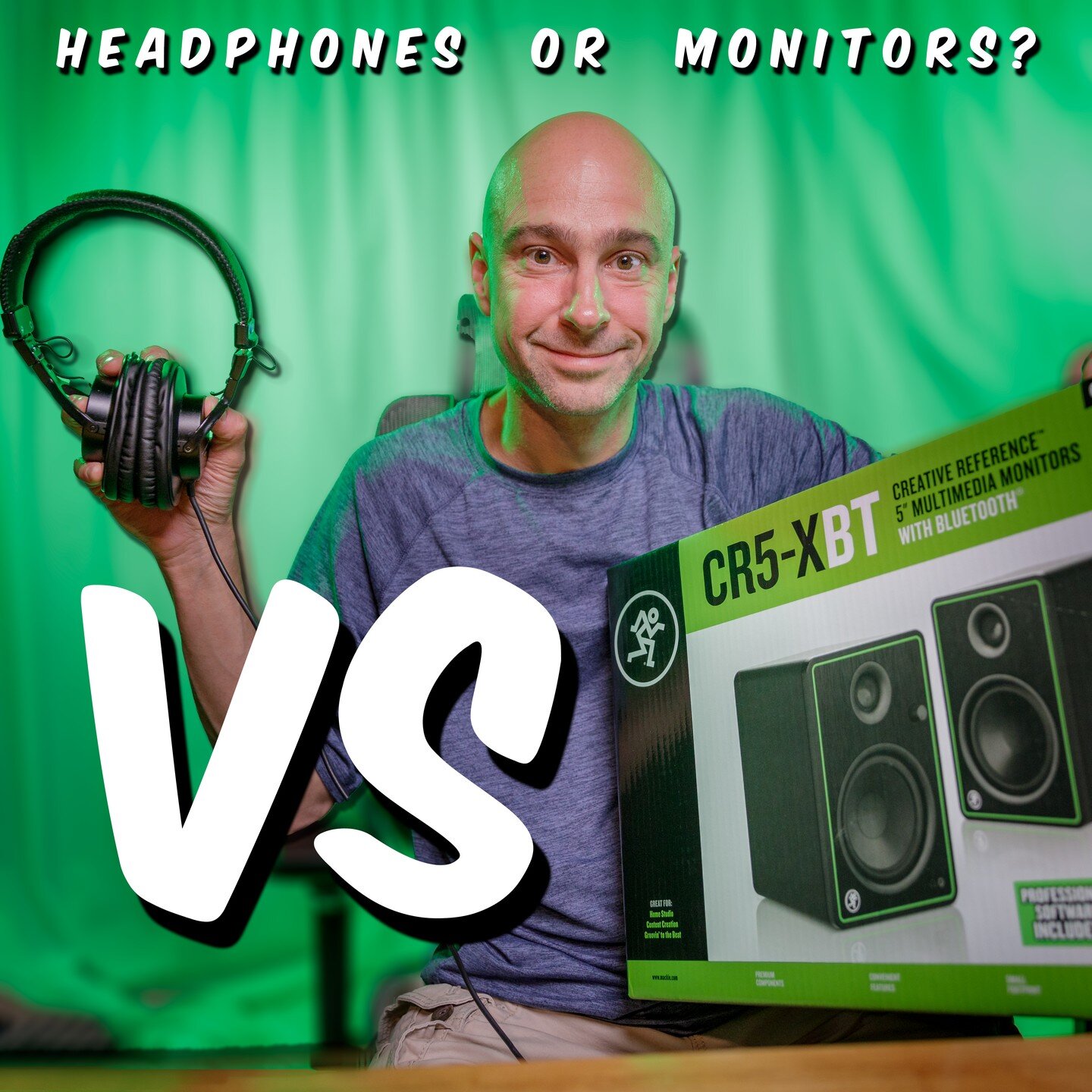 Headphones VS Studio Monitor speakers - which is better? I don't know, but I'm going to find out! 
Thank you to @mackiegear for sending out the CR5-XBT monitors! I'll be sure to report back to you all with my thoughts on editing audio on monitors vs 
