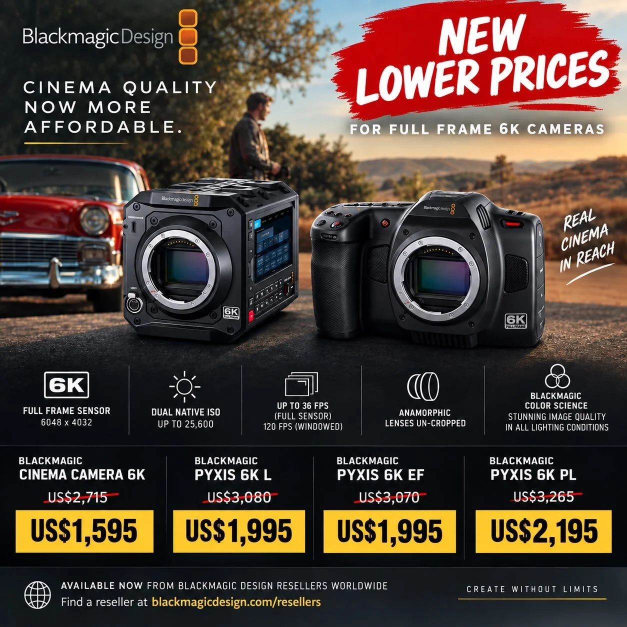 @blackmagicdesignofficial is lowering prices!  They&rsquo;re the only company that I&rsquo;ve seen that actually tries to get the price down for the customers. I can&rsquo;t think of any other company that does this. Blackmagic Design always looking 