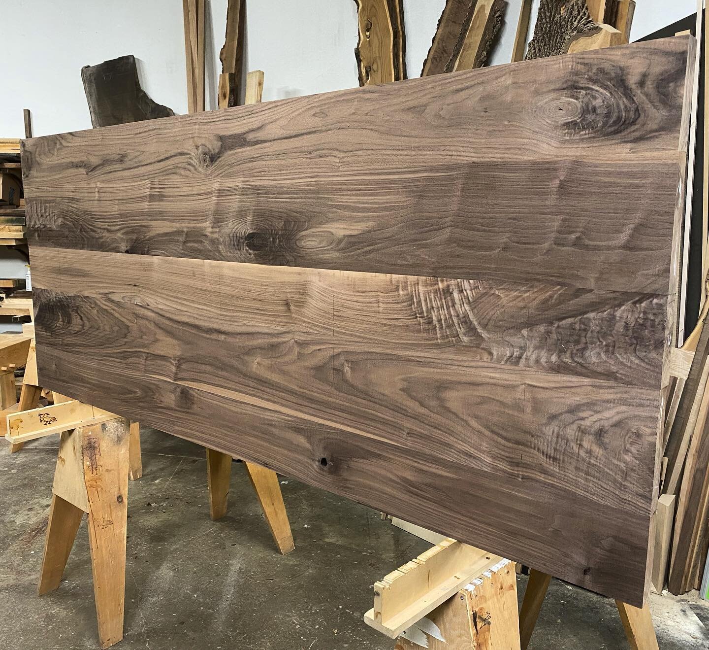 Walnut dining table top in progress
.
#wip #diningtable #walnut #wood #woodworking #customfurniture