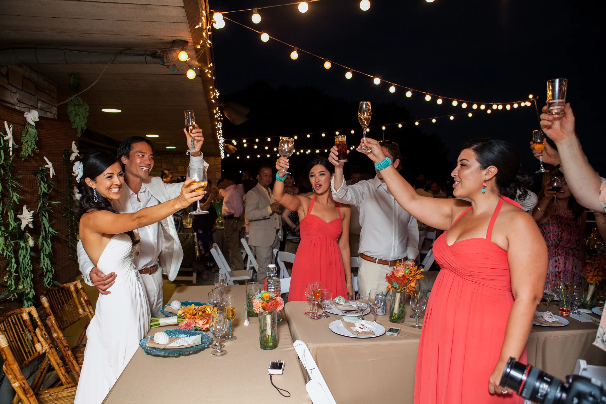 Cheers to the wedding of our dreams with the people we love and care about the most. 