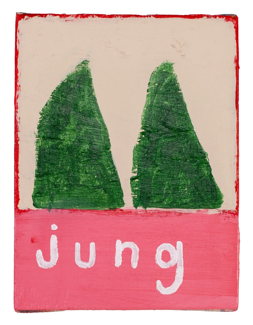  jung  8” x 6”  acrylic on canvas  2019   