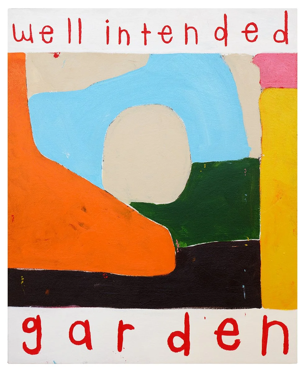  well intended garden  24” x 20”  acrylic on canvas  2021 
