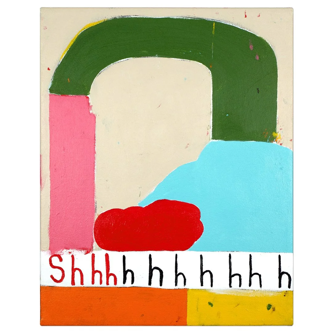  Shhh  20” x 16”  acrylic on canvas  2022 
