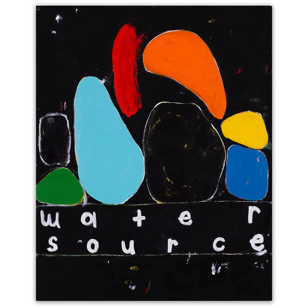  water source  20” x 16”  acrylic on canvas  2022 