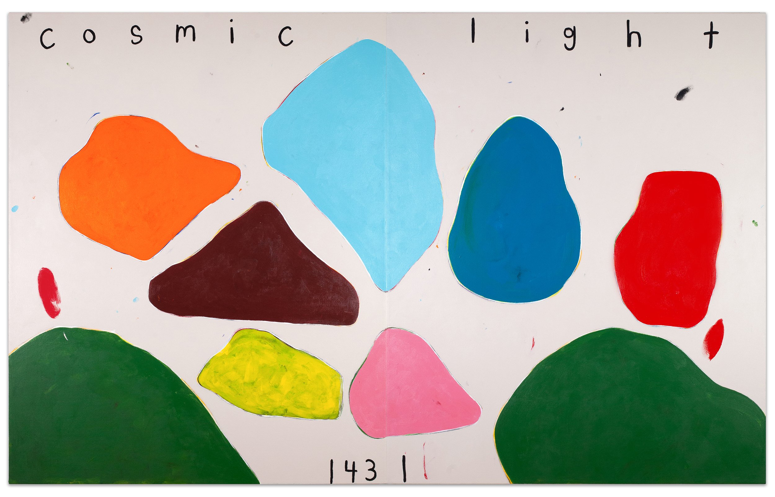  cosmic light  60.25” x 96.5”  acrylic on canvas  2022 