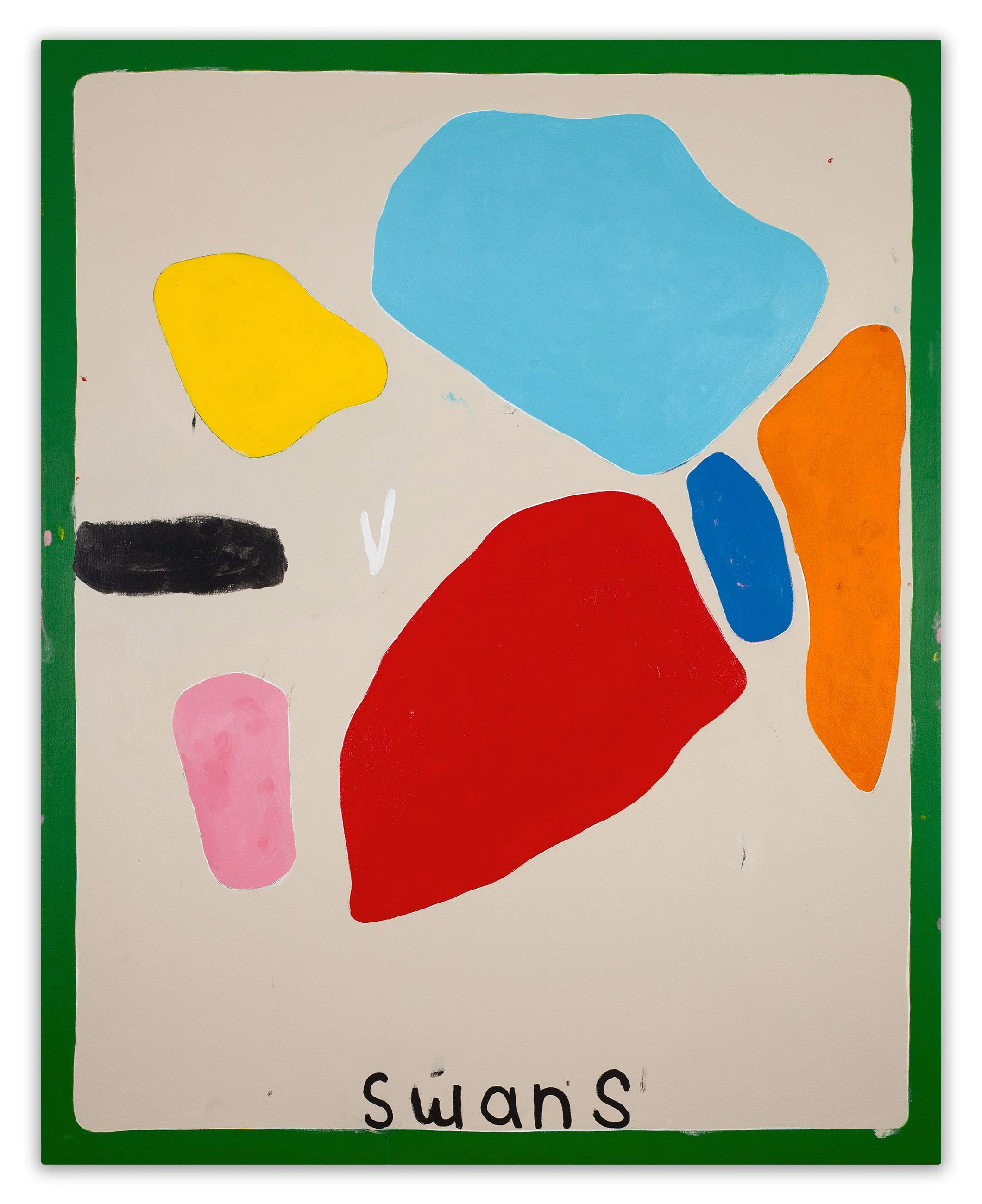  swans  60” x 48”  acrylic on canvas  2023 