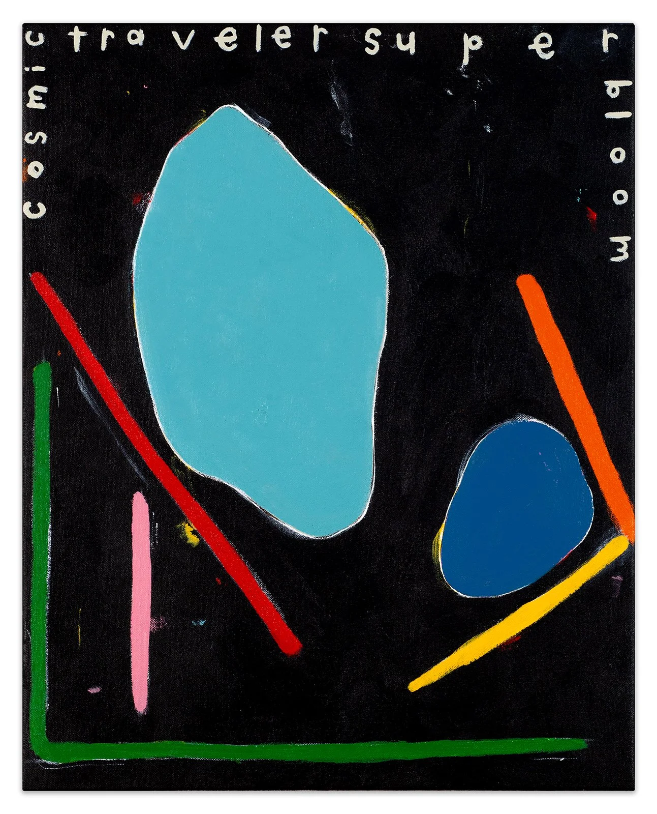  cosmic traveler  20” x 16”  acrylic on canvas  2023 