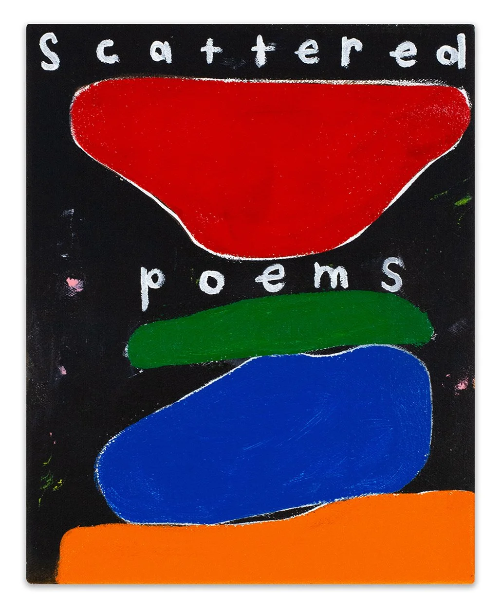  scattered poems  10” x 8”  acrylic on canvas  2023 