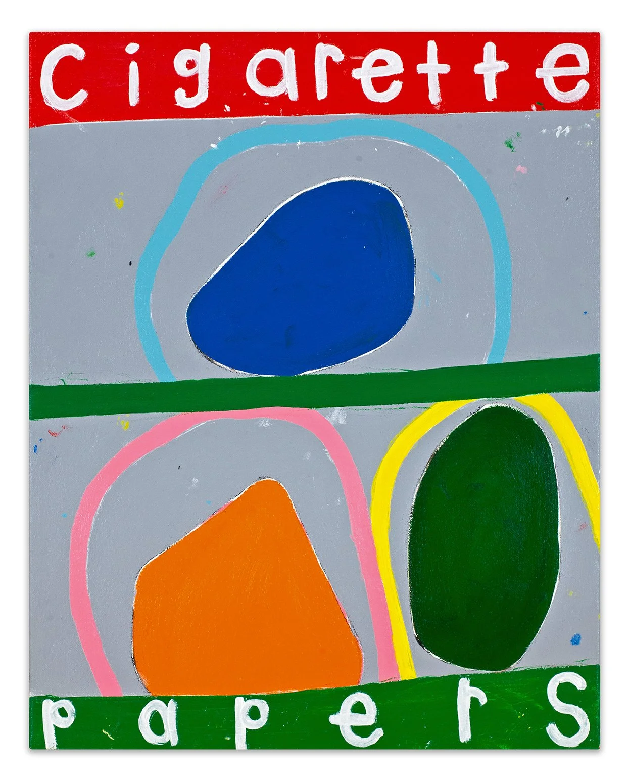  cigarette papers  20” x 16”  acrylic on canvas  2023 