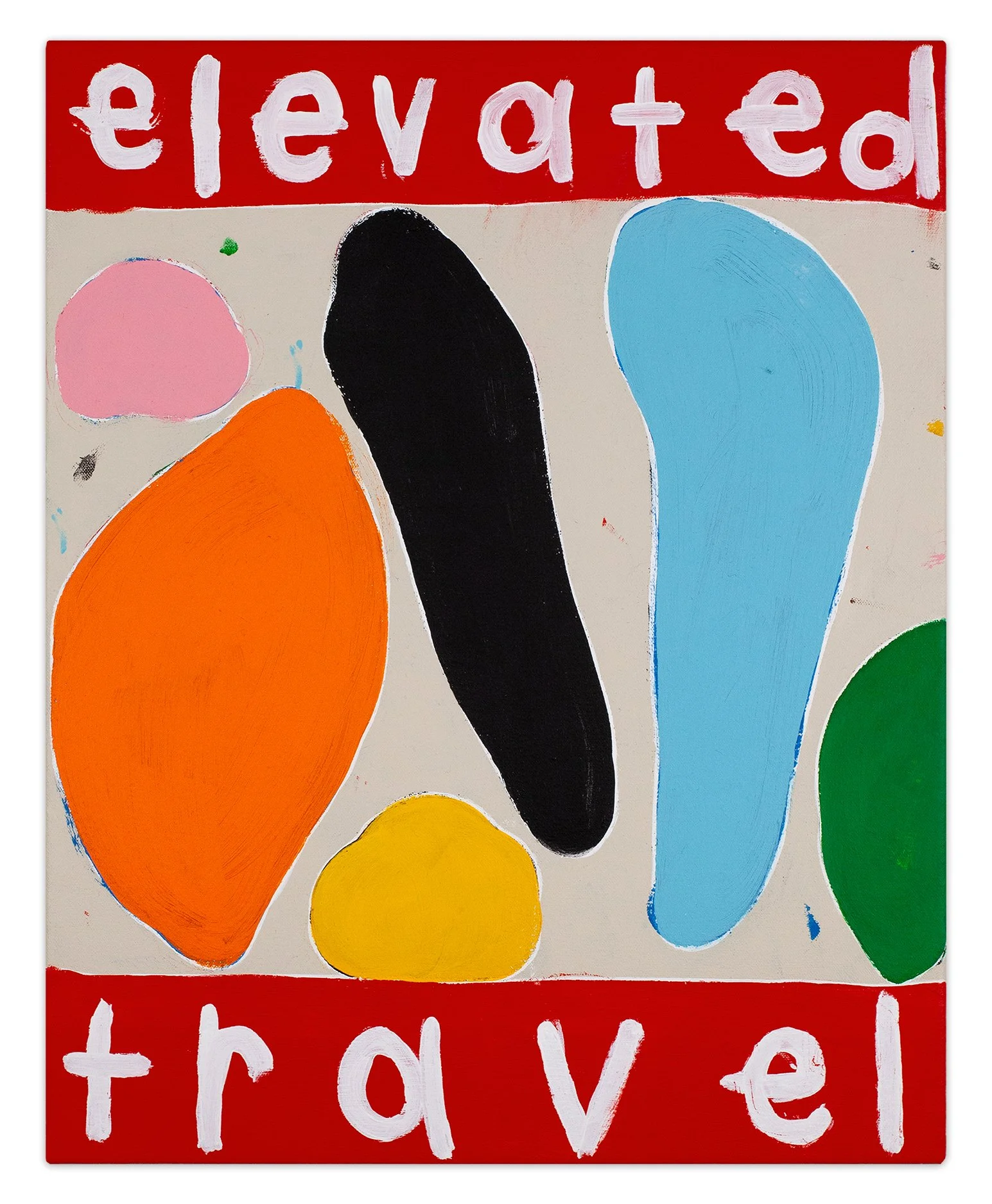  elevated travel  20” x 16”  acrylic on canvas  2024 