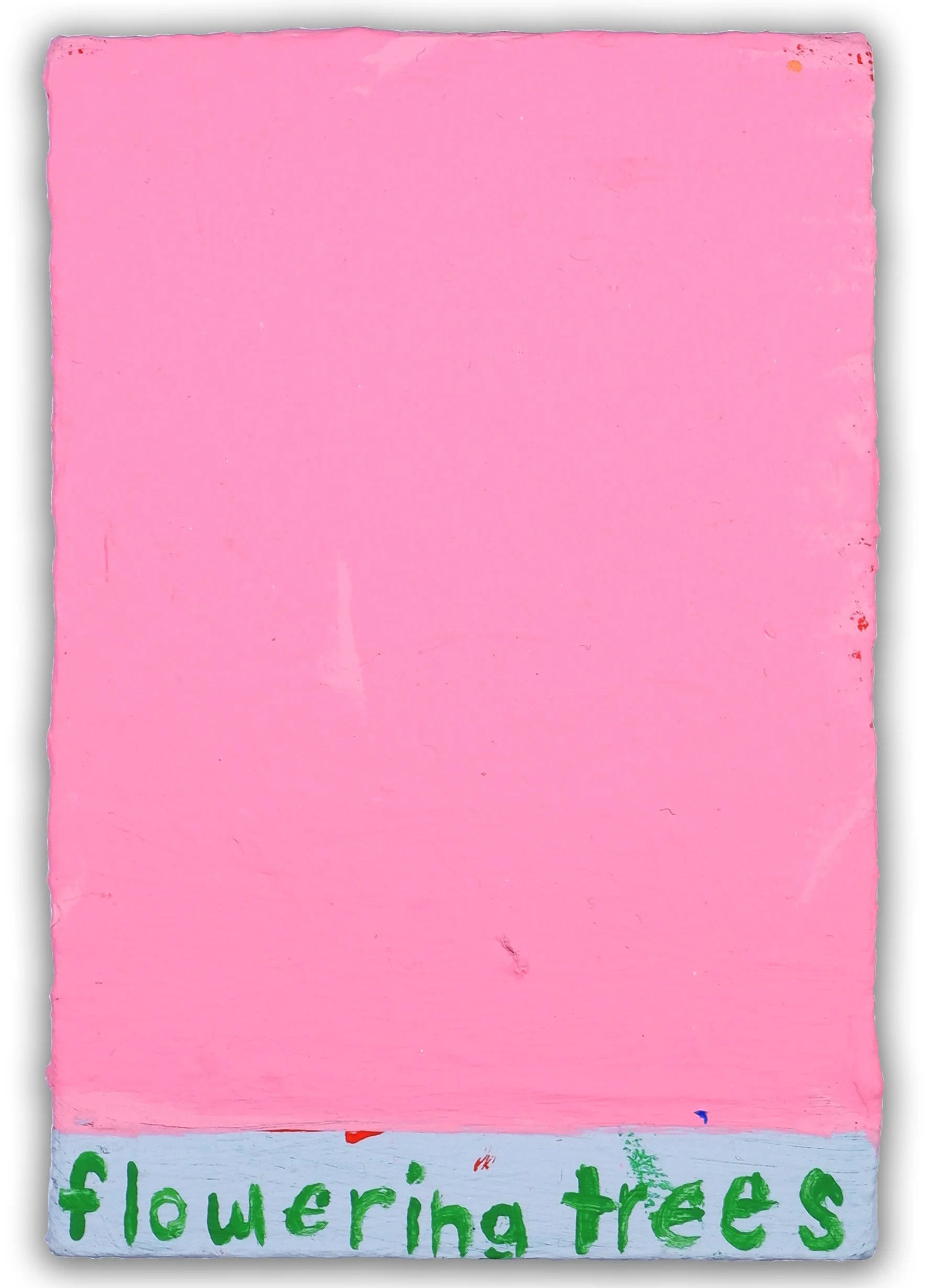  flowering trees  5.25” x 3.5” x 1.25”  acrylic on wood  2024 