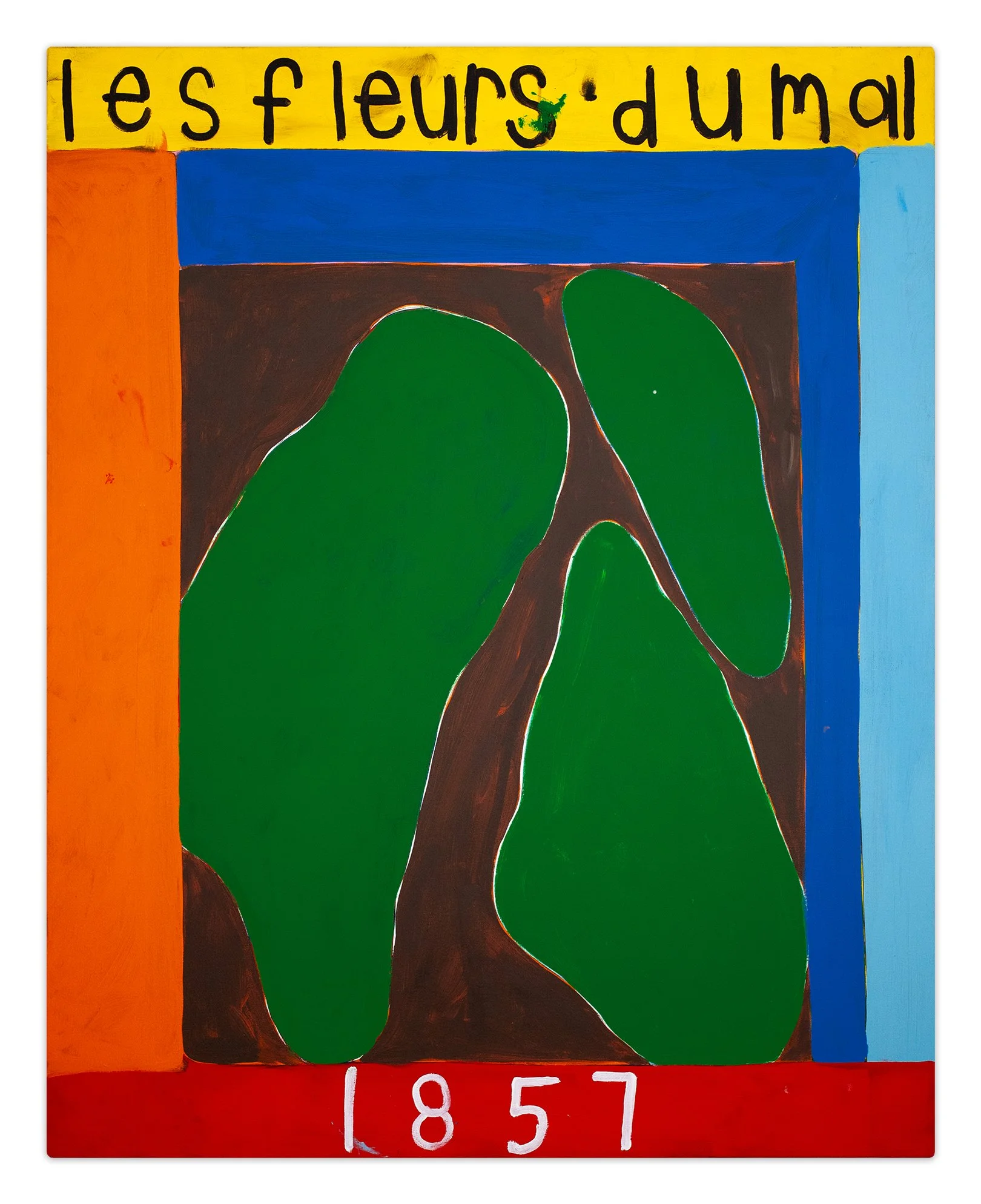  les fleurs du mal  50” x 40”  acrylic on canvas  2024 