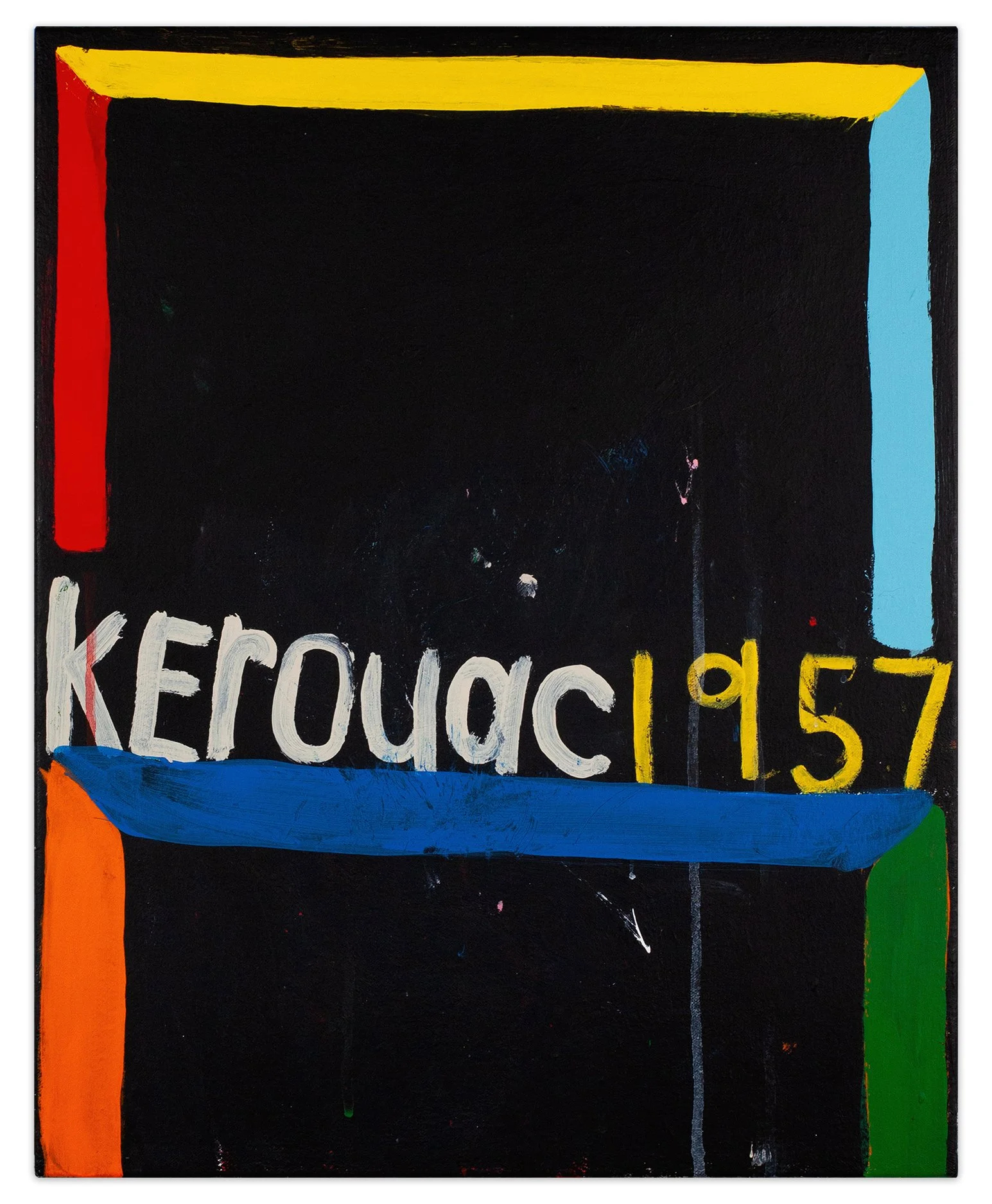  kerouac 1957  20” x 16”  acrylic on canvas  2024 