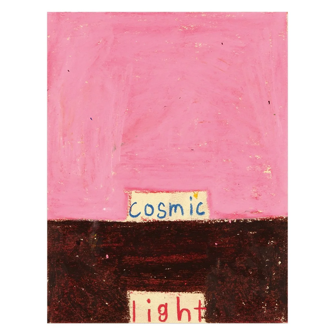  cosmic light 1  5.5” x 4.25”  pencil and wax pastel on paper  2022 
