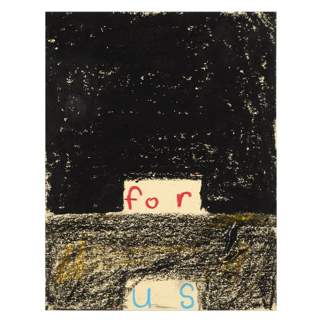  for us 2  5.5” x 4.25”  pencil and wax pastel on paper  2022 