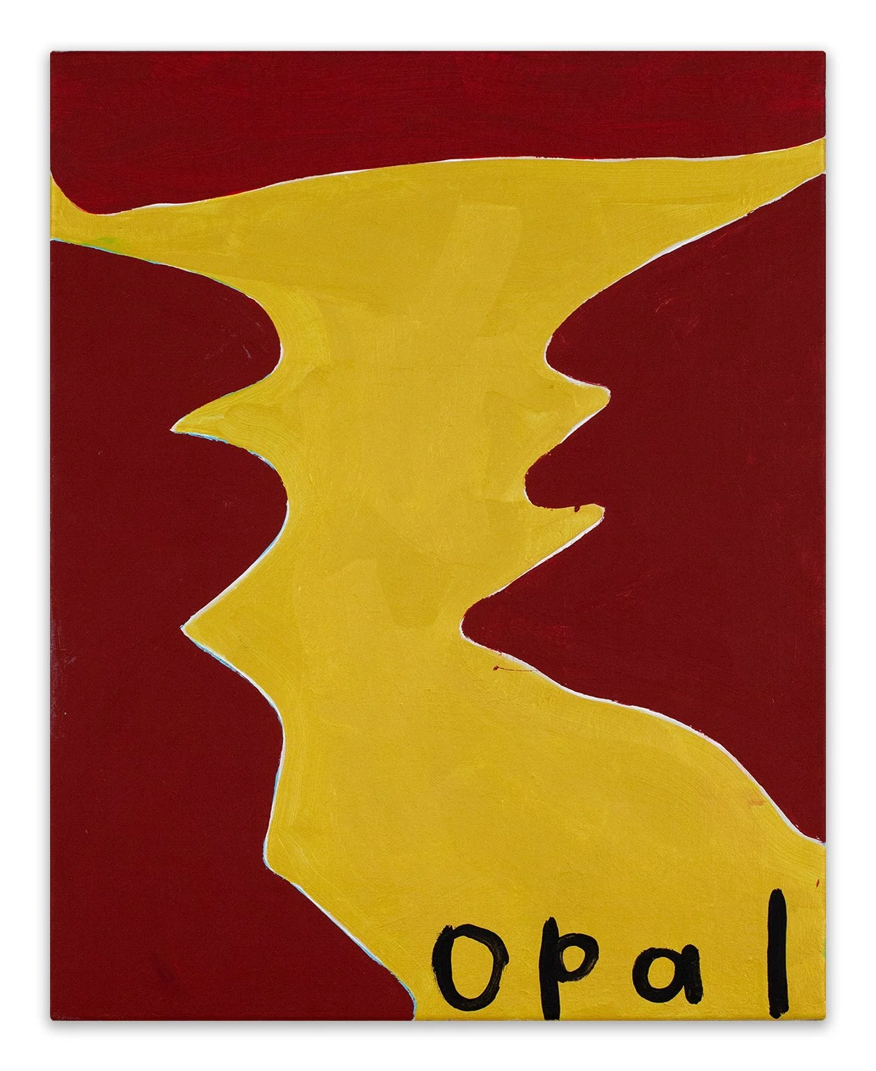  opal  20” x 16”  acrylic on canvas  2025 