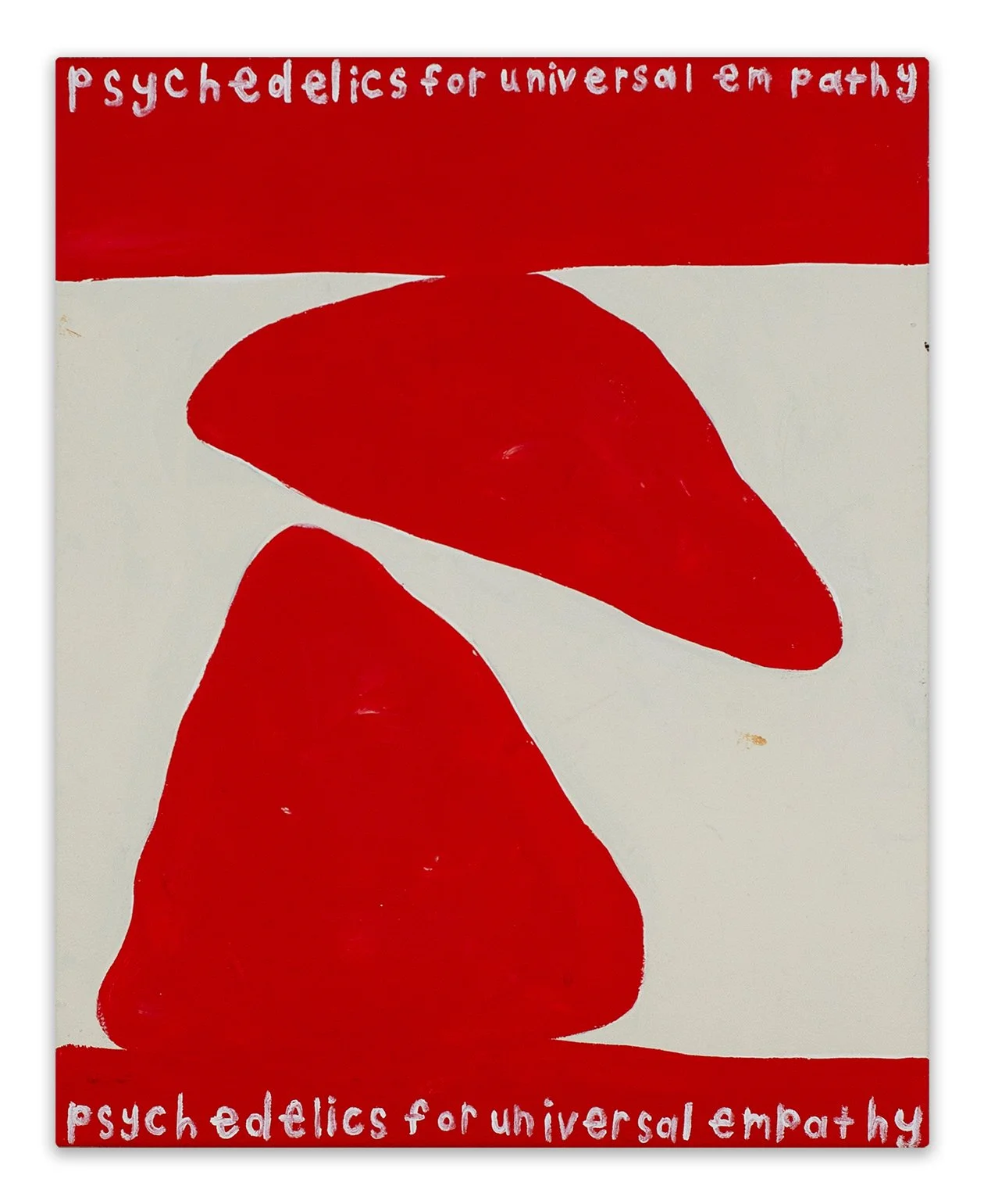  psychedelics for universal empathy  20” x 16”  acrylic on canvas  2025 