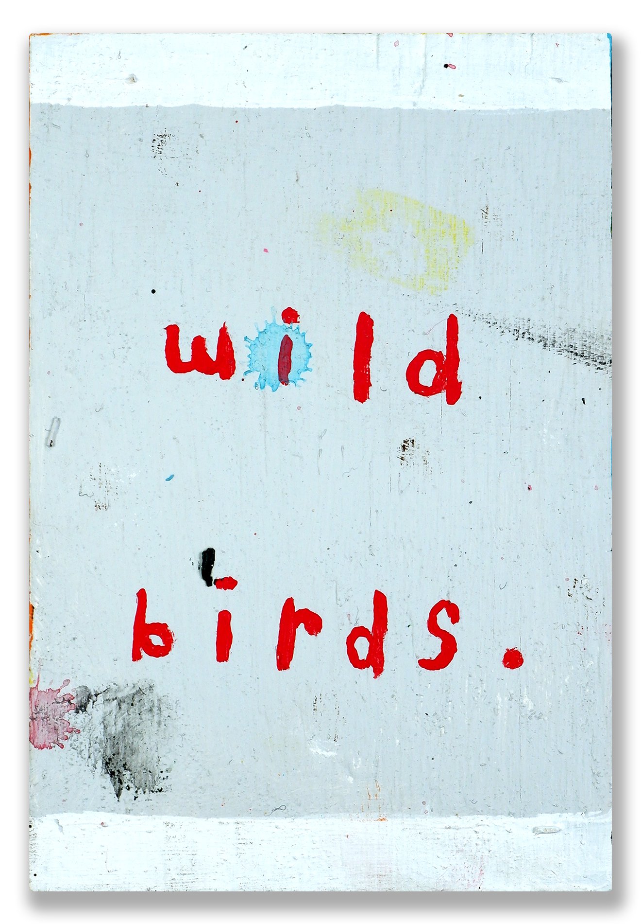  wild birds  5.25” x 3.5” x 1.3”  acrylic on wood  2025 