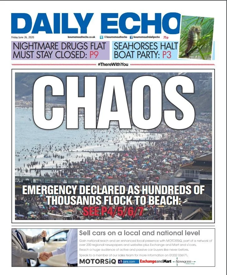 Bournemouth Echo : Work Firm Making Luxury Coronavirus Masks