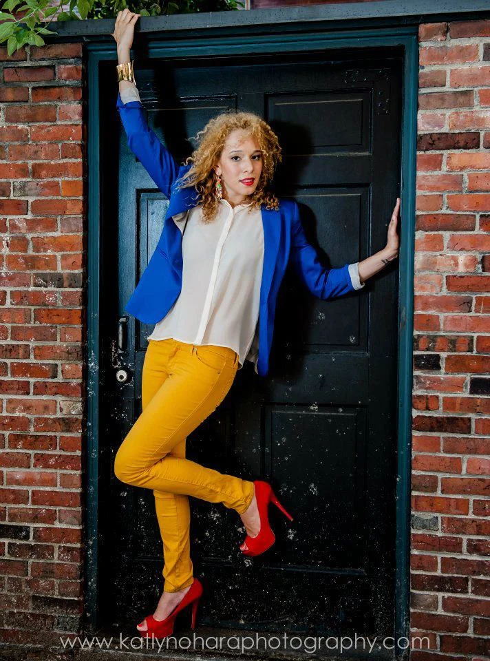  Wearing Zara shirt &amp; blazer, Mystique Boutique pants, Aldo shoes  Photo taken by Katlyn O'hara  Boston, MA 