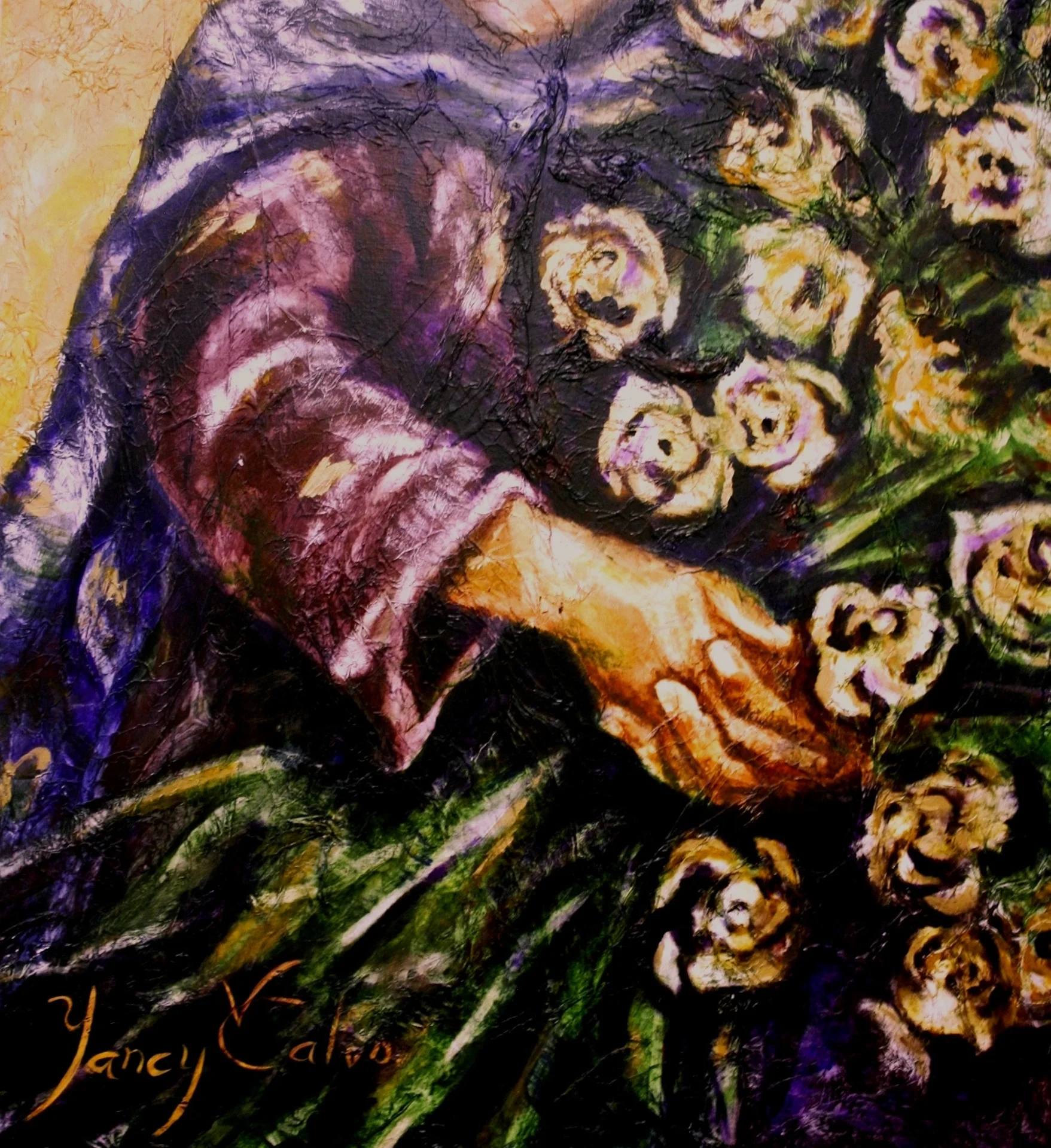 "Cargando Flores"