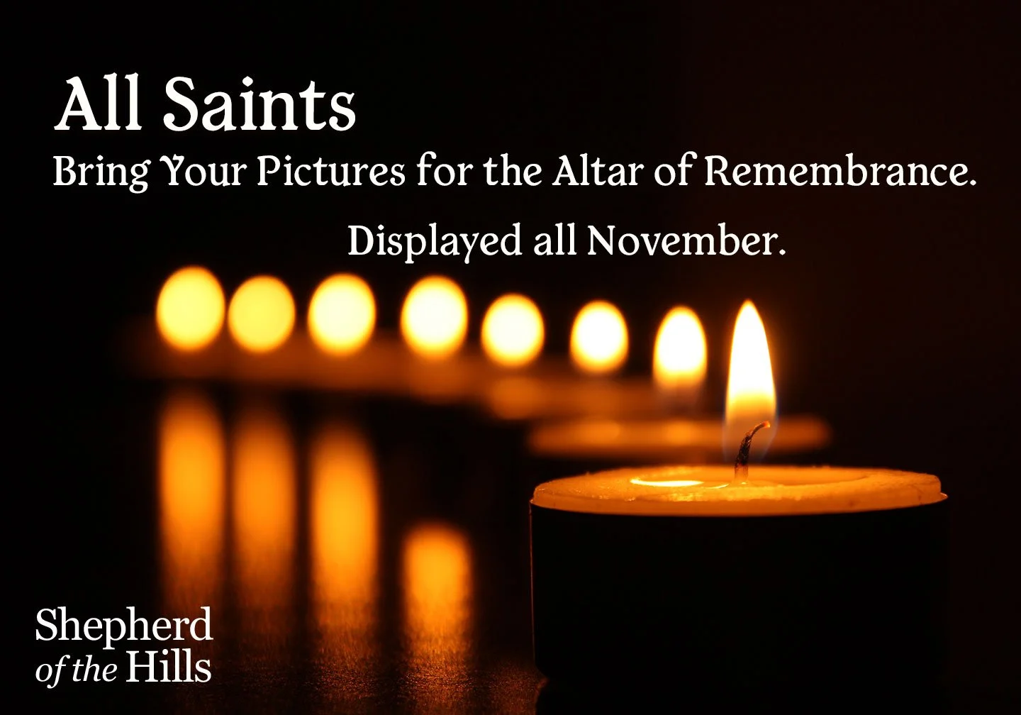 All Saints Sunday, November 5, 2023.