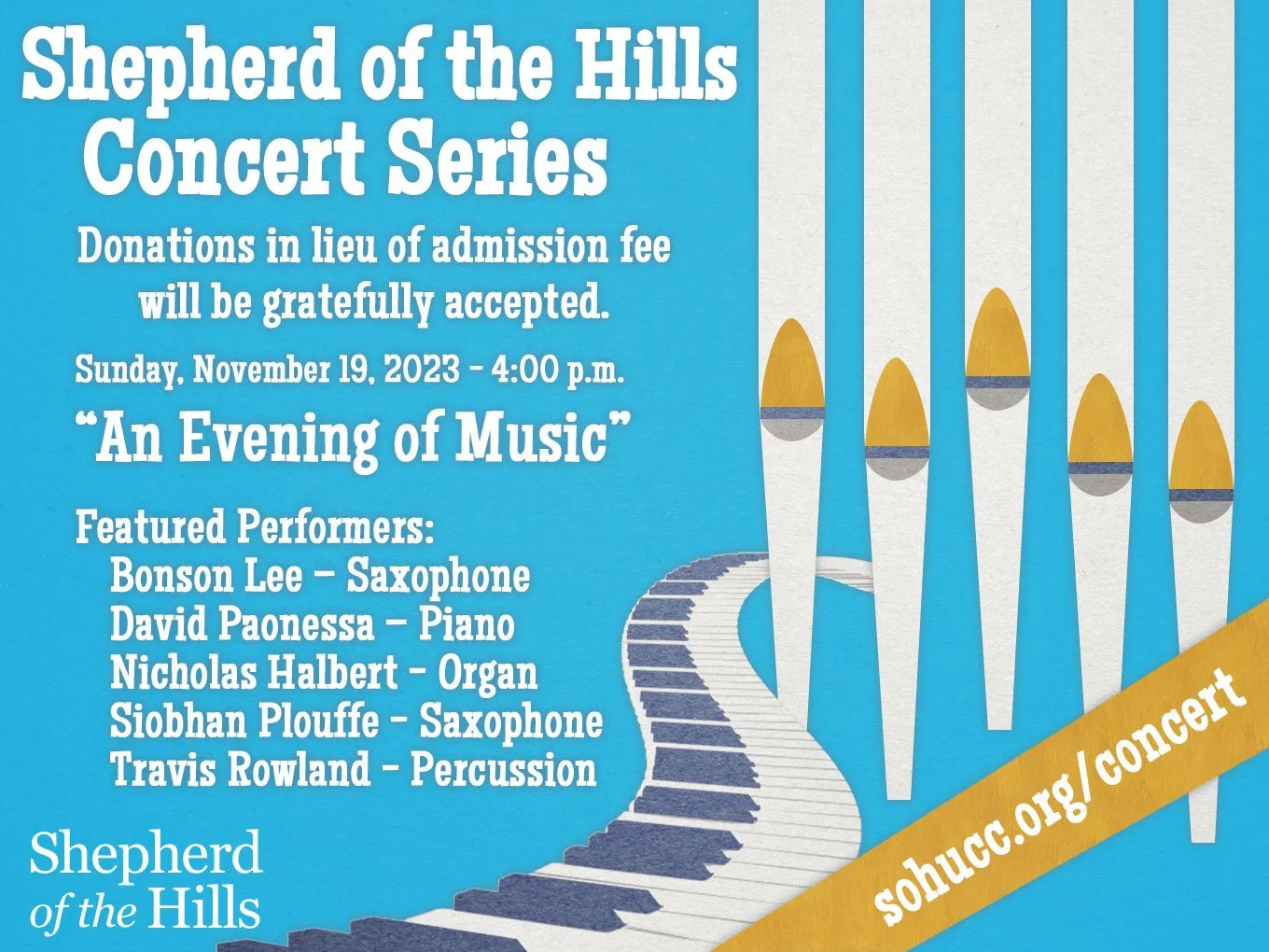 SHEPHERD OF THE HILLS CONCERT SERIES