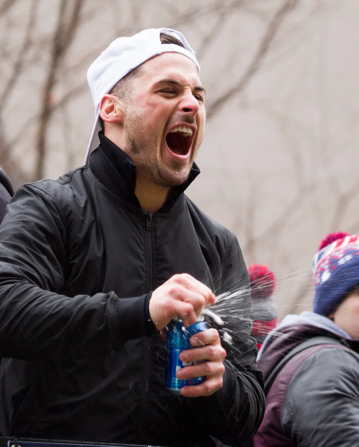 Someone tossed a beer up to Danny Amendola