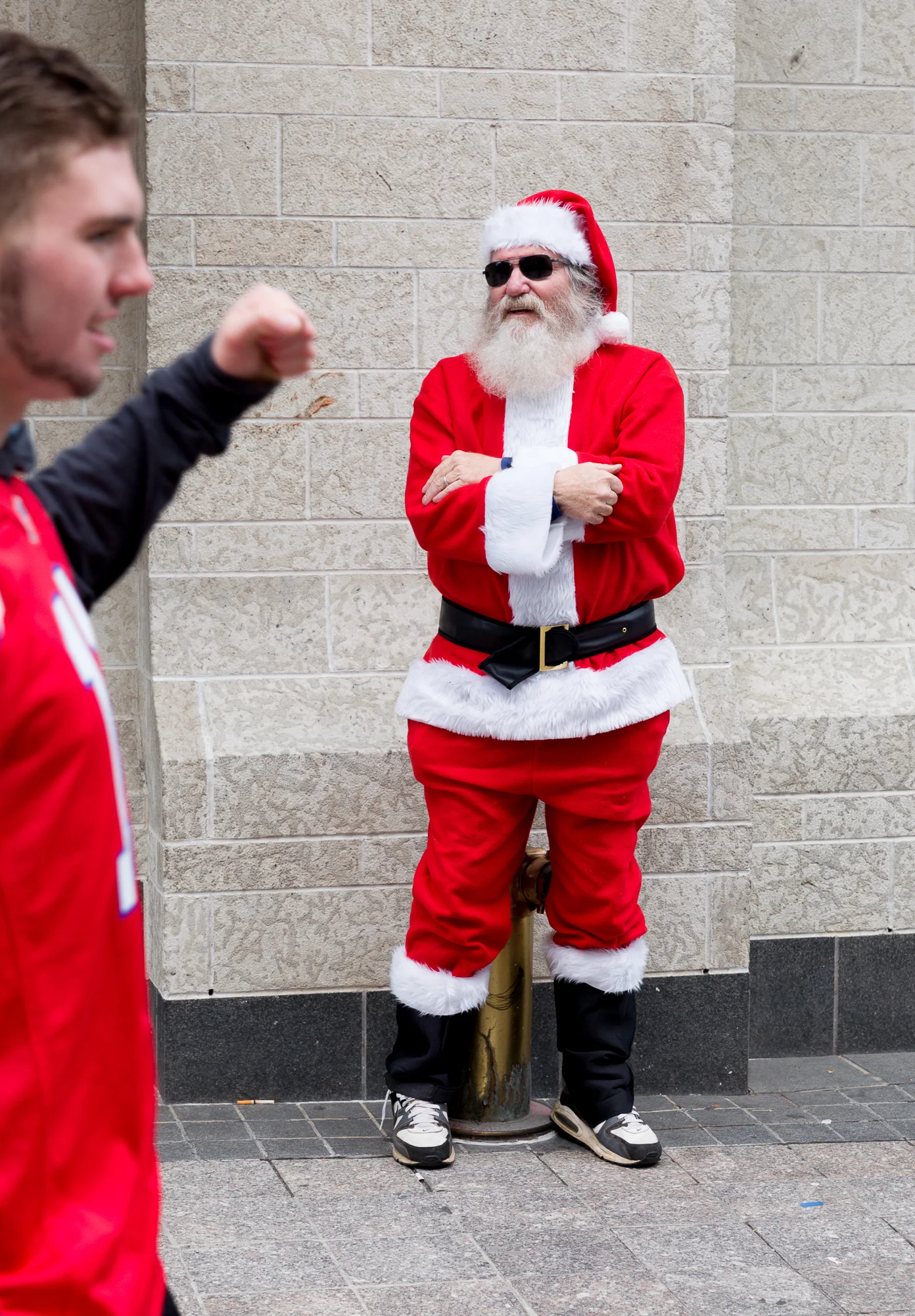 This guy is a couple of holidays too early.