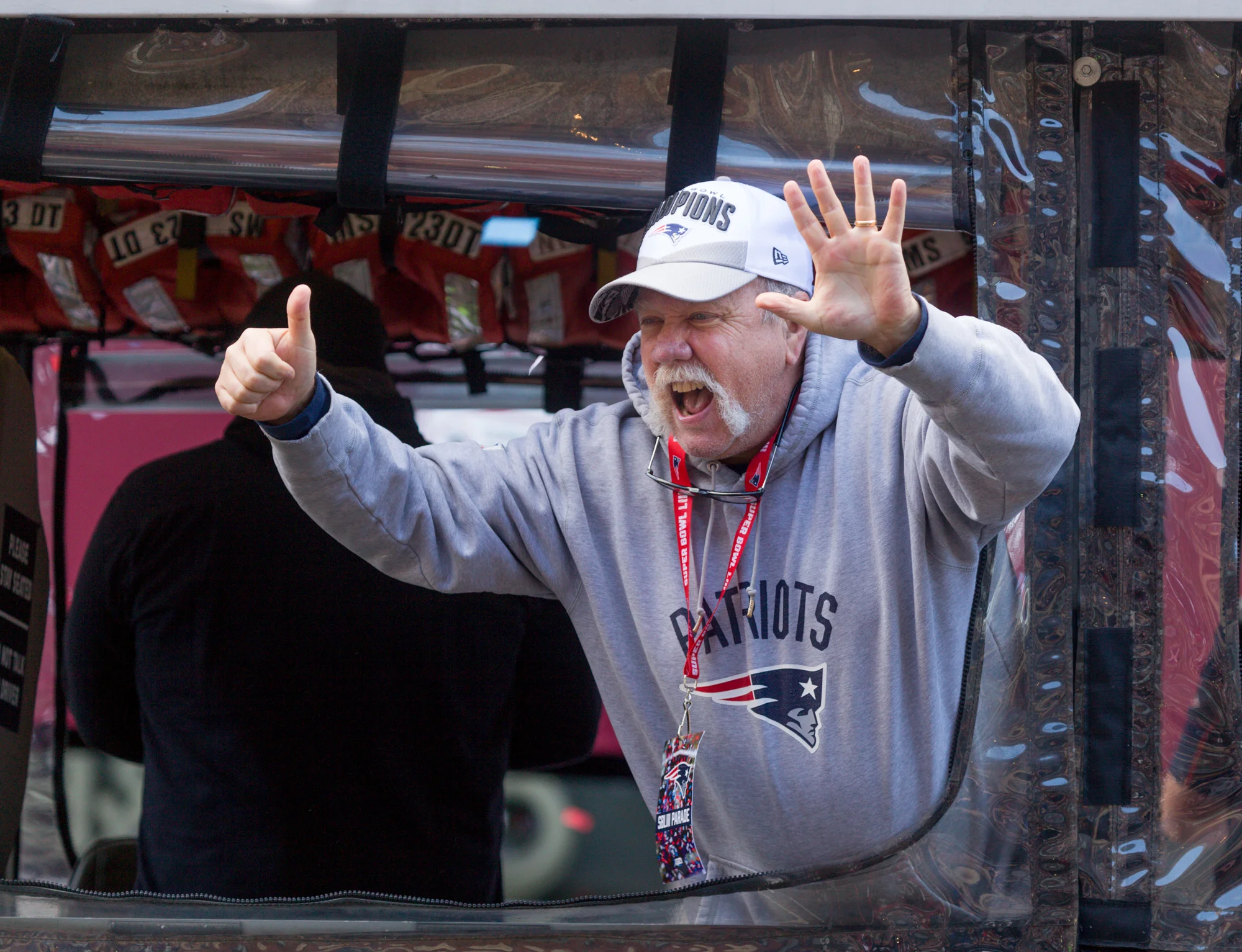 No idea who this guy is, but he seems pretty enthusiastic about the number six.