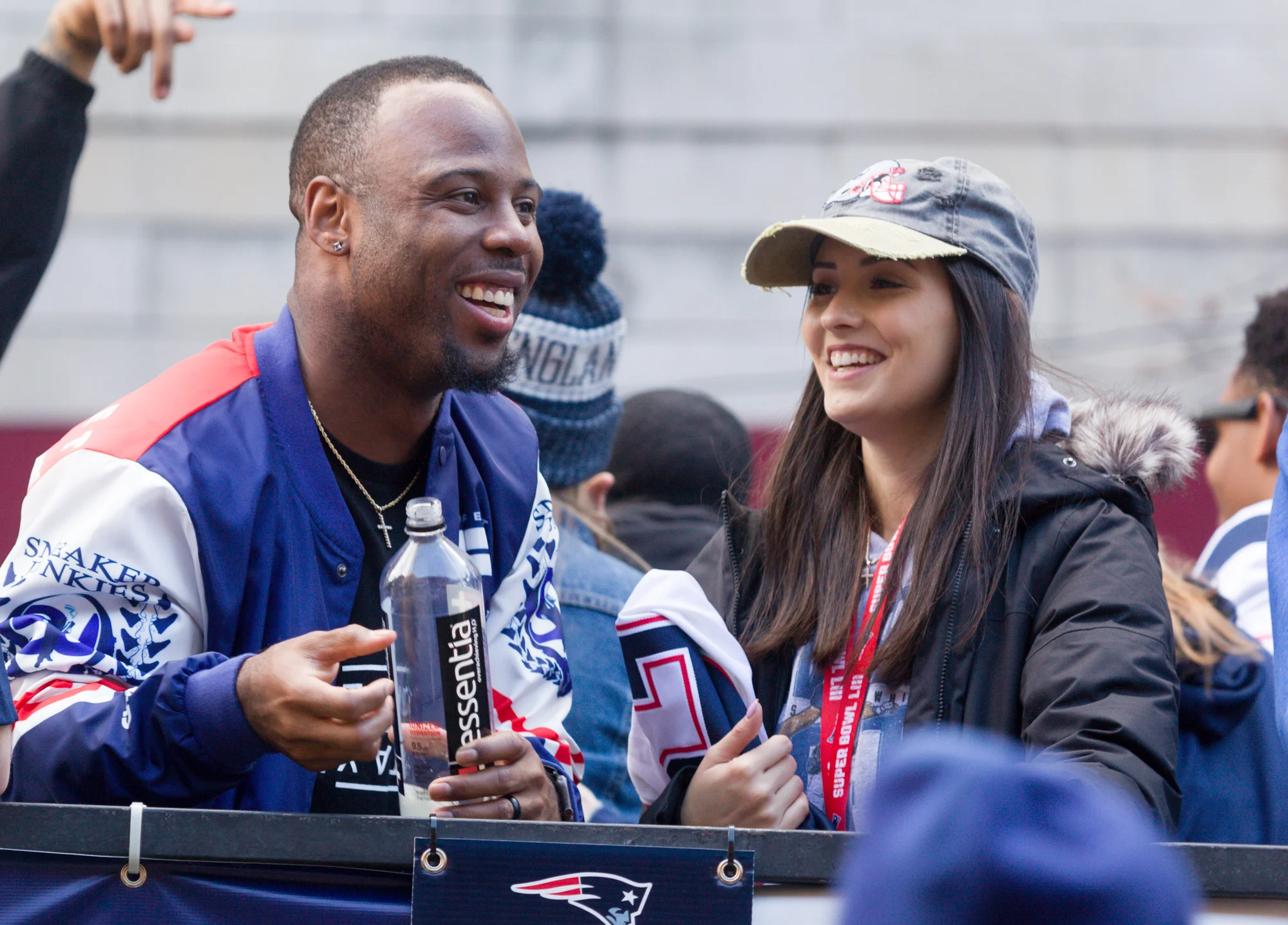 James White - hero of the Super Bowl a couple of years ago.