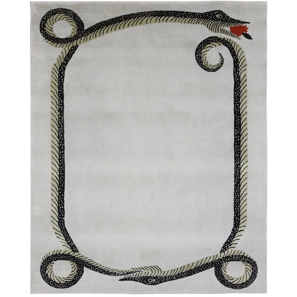 Snake & Pomegranate Pashmina 8' x 10'