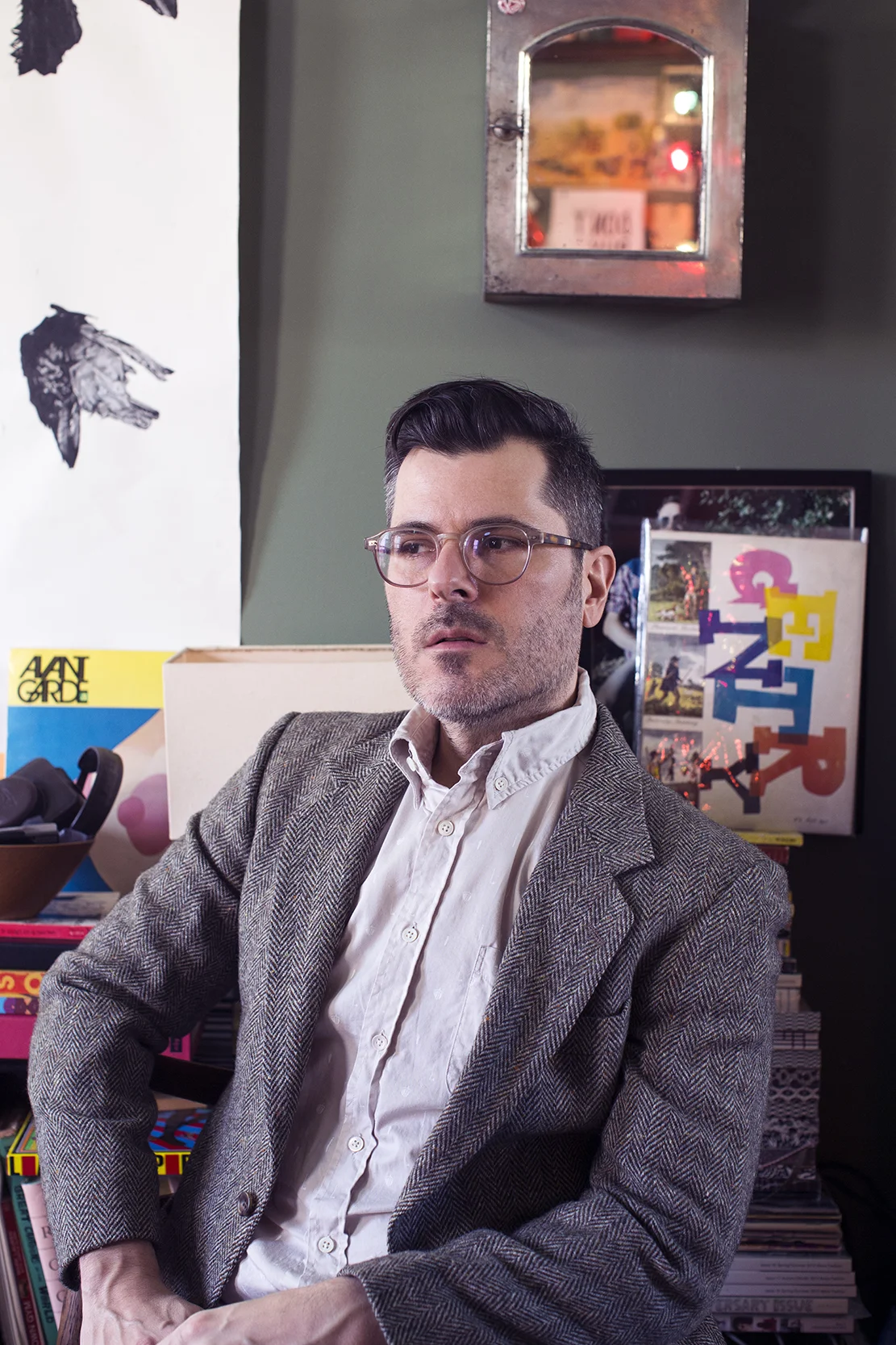Ralph McGinnis in his bedroom, Brooklyn, NY 2016.