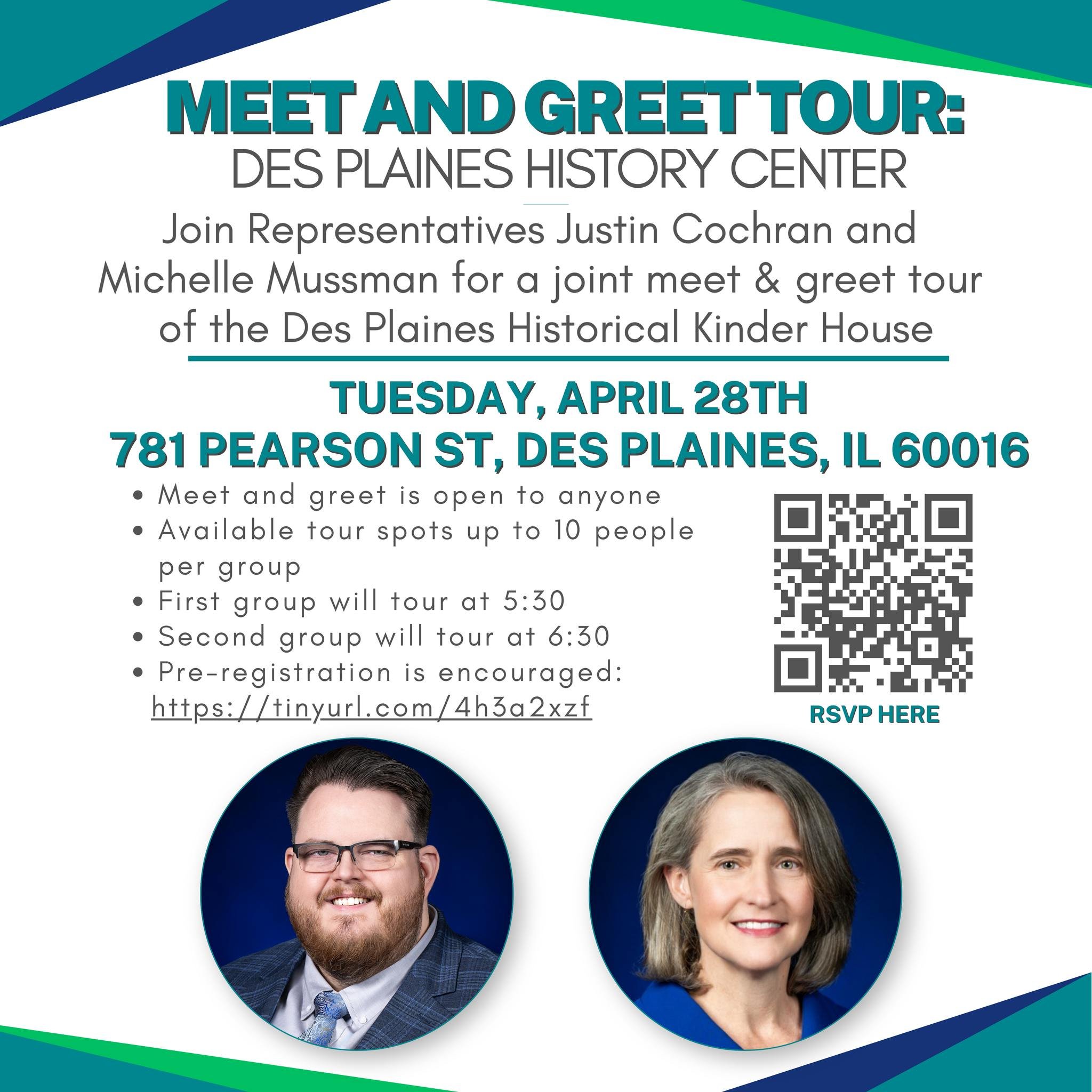 Meet and Greet with State Representatives Justin Cochran and Michelle Mussman