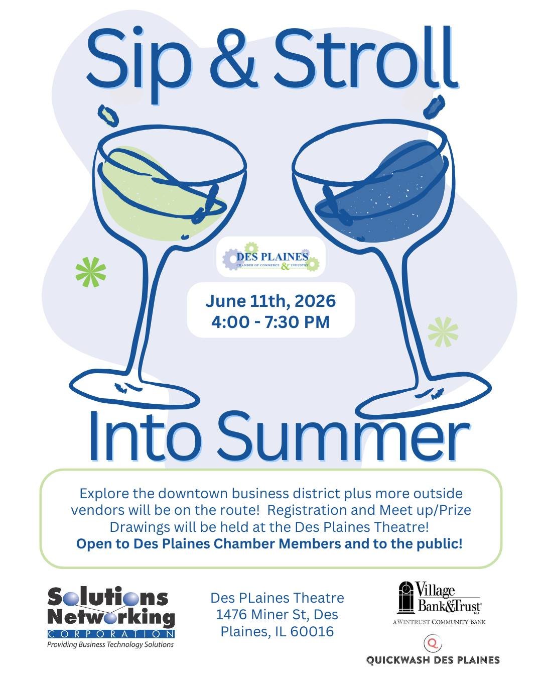Sip & Stroll Into Summer