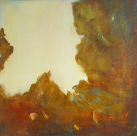 Bronze Wave // 48" x 48"