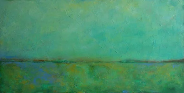 Green Peace // 24" x 48" // SOLD