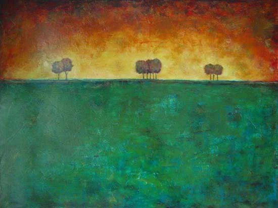Golden Horizons // 36 " x 48"