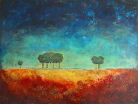 Peaceful Night // 36" x 48" // SOLD