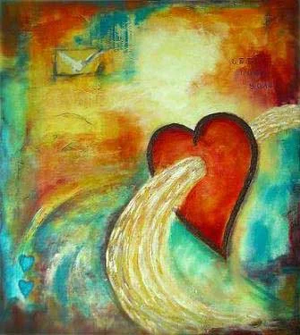 Let Love Soar // 36" x 40" // SOLD