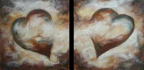 Open Hearts // 20" x 40" // SOLD