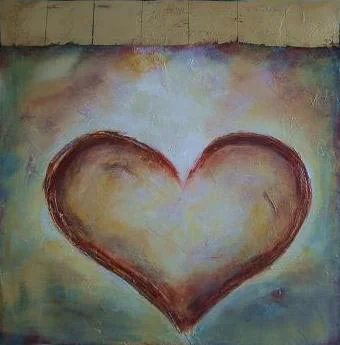 Heart // 20" x 20" // SOLD