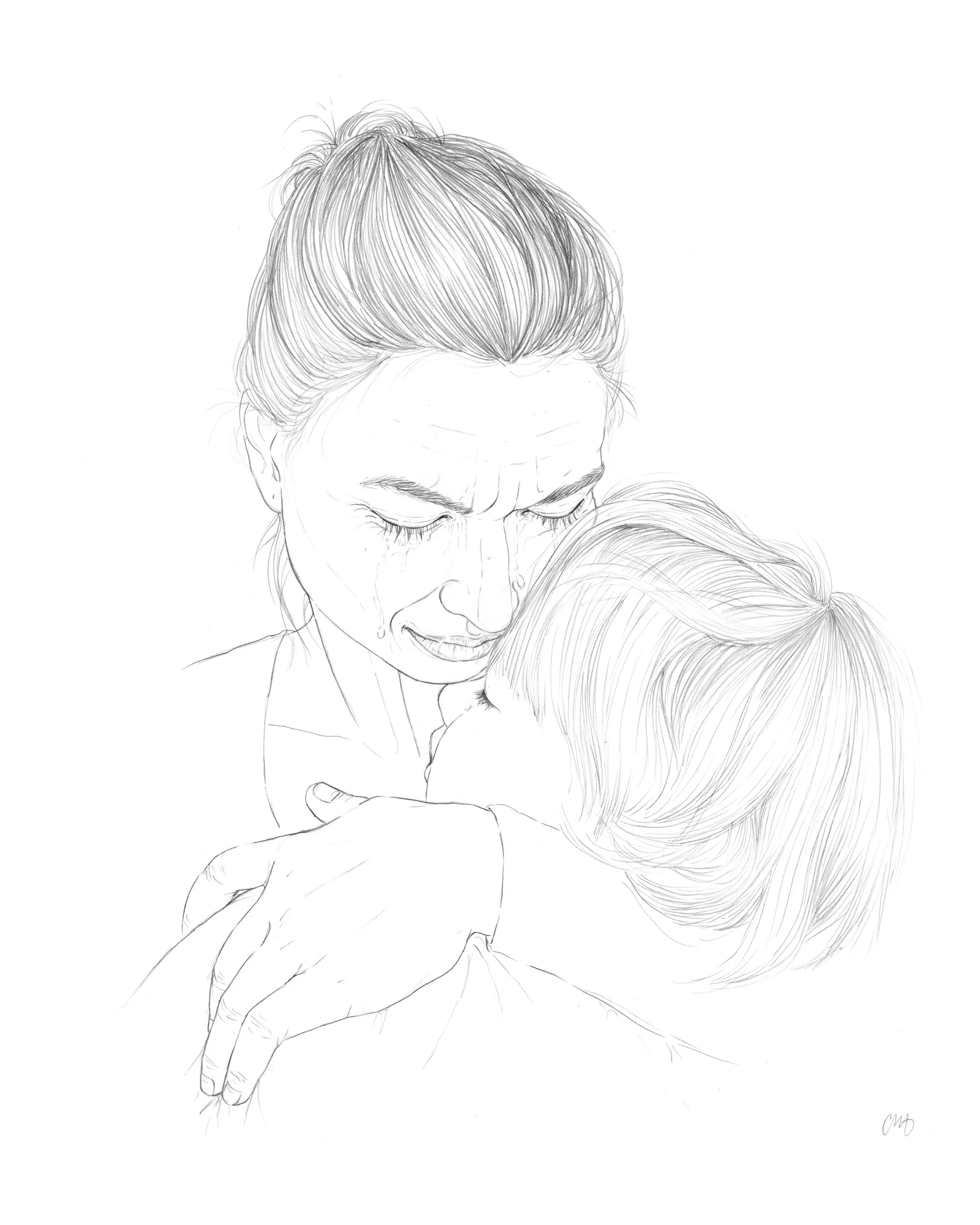 It Doesn't Have To Be This Way, 2023, graphite on Bristol, 14 x 11 inches