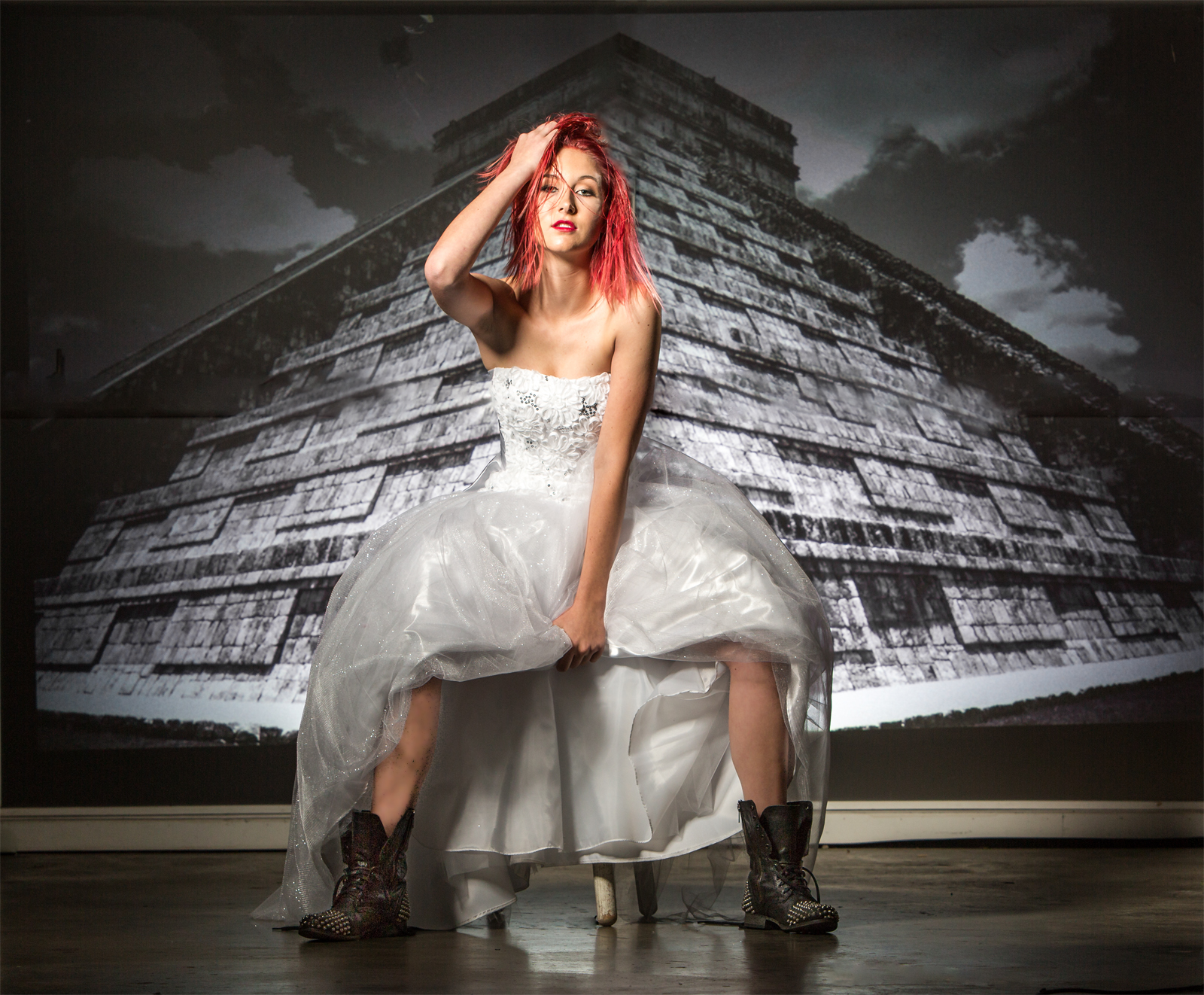 Fashion model Savannah Clare