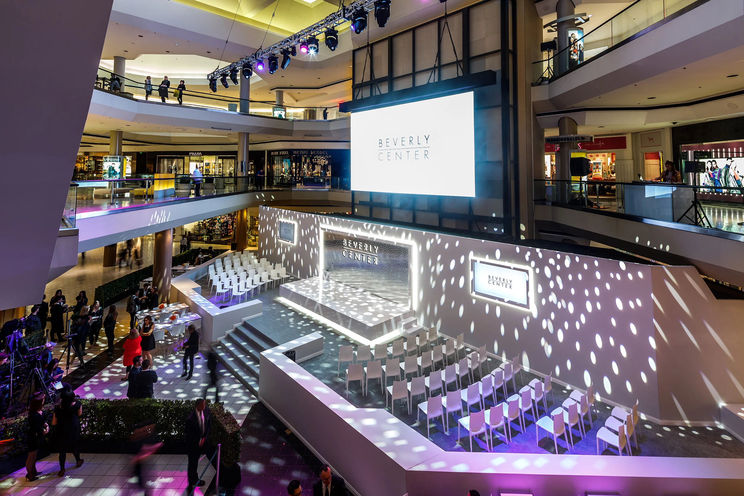 Beverly Center Renovation Reveal Party